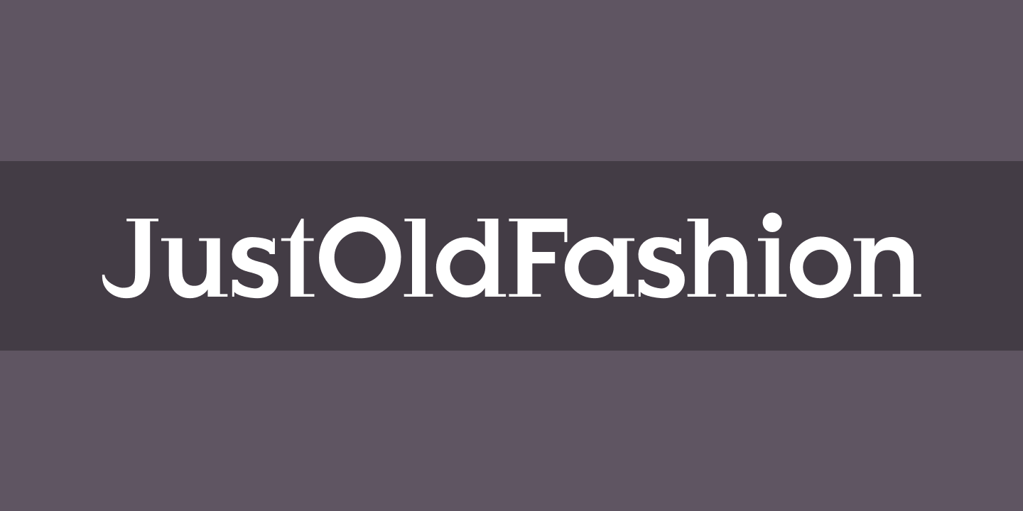 JustOldFashion